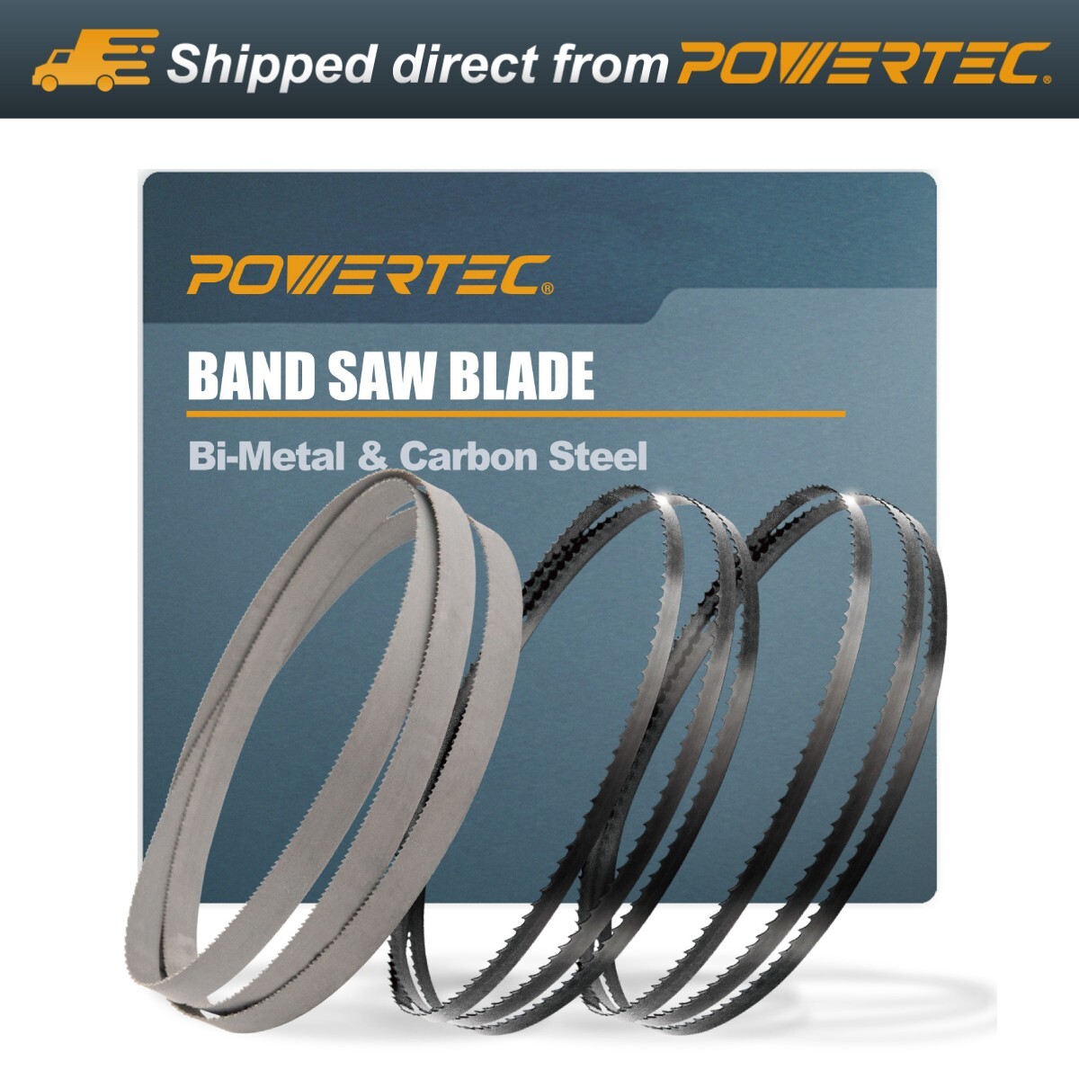 POWERTEC 59-1/4 Inch Bandsaw Blades Assortment for Woodworking Band Saw, 3 Pack gallery