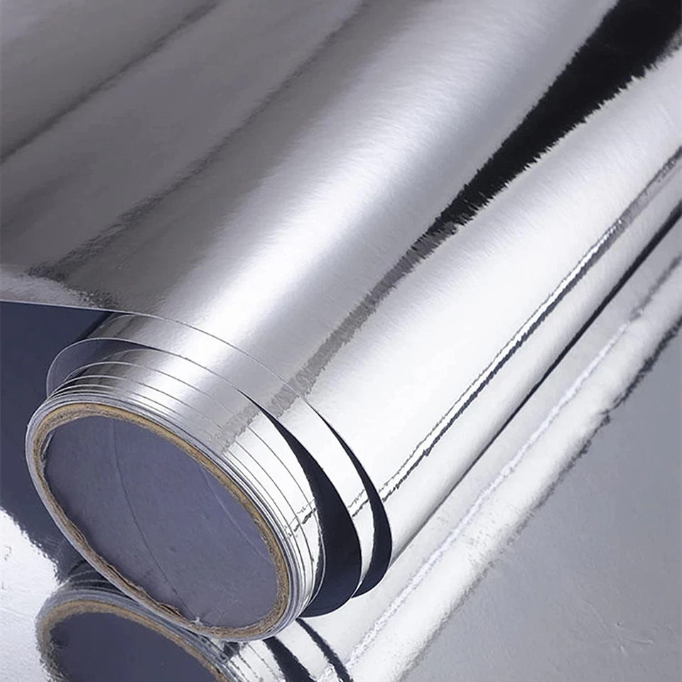 12''X78''Chrome Mirror Silver Vinyl Wrap Sticker Decal Film Sheet,Self-Adhesive gallery