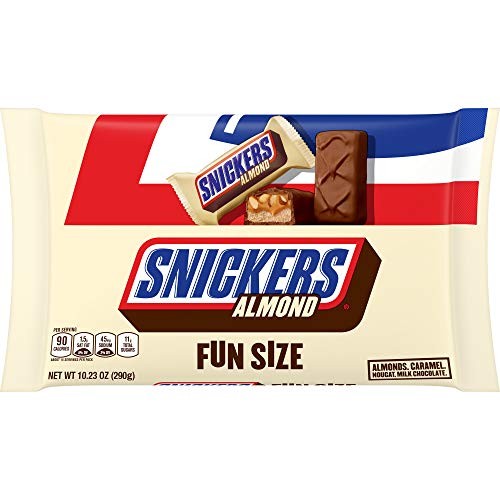 SNICKERS Almond Fun Size Milk Chocolate Candy Bars, 10.23 oz Bag gallery