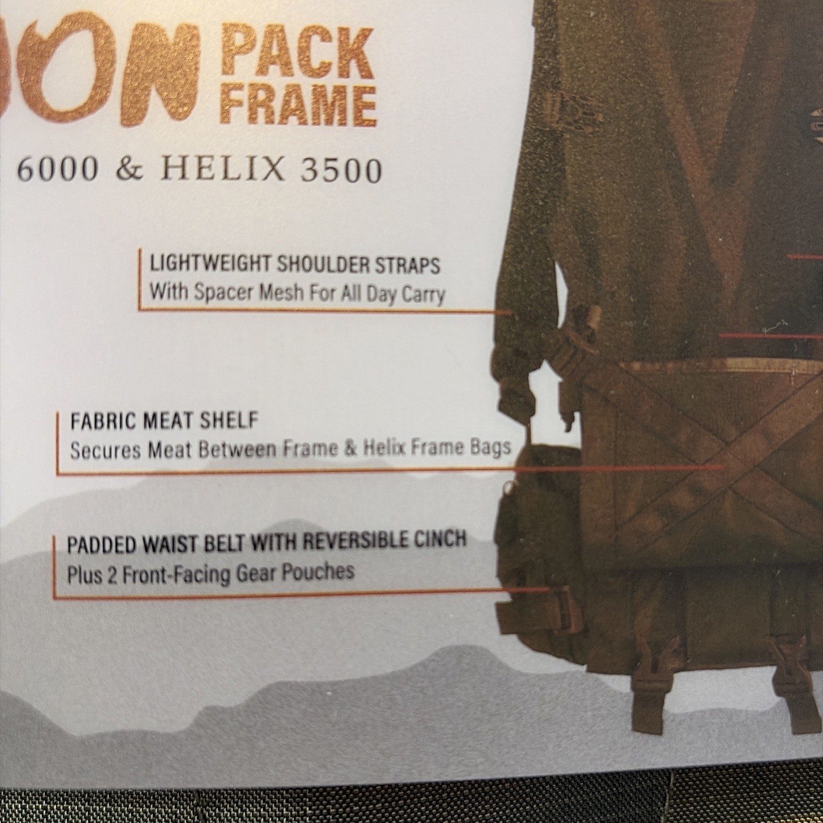 BOG Inception Pack Frame NEW 3