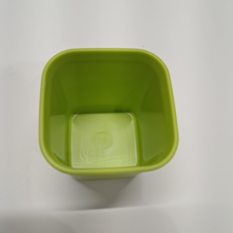 Tupperware Mini Stackable Containers Set of 4 Green 2oz 80mL No Lids gallery