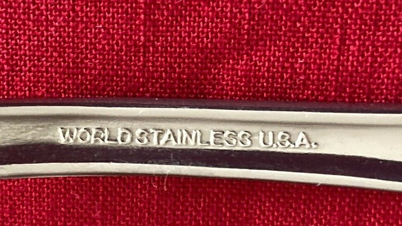 World Tableware LEADER Dinner Fork 7 1/4" Stainless Steel Flatware gallery