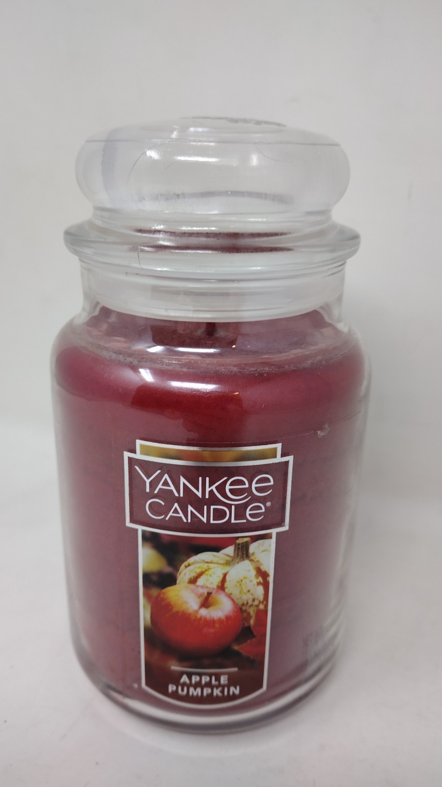 Yankee Candle APPLE PUMPKIN 22 OZ Large Jar Single Wick • Fall Holiday • NEW gallery