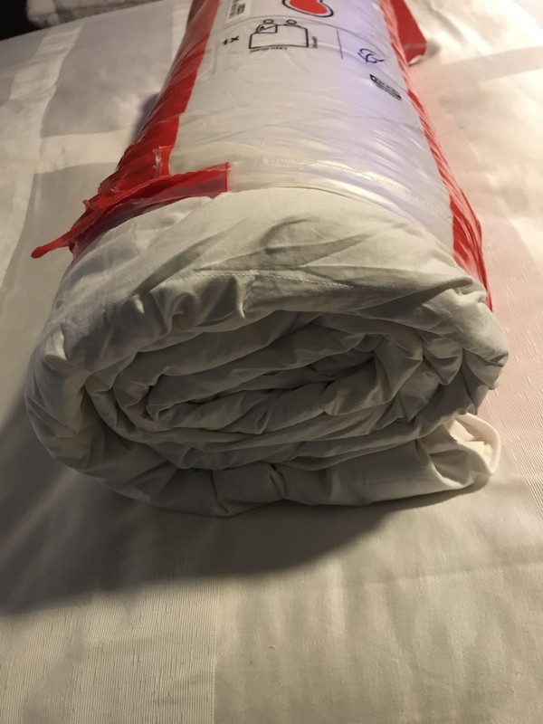 COMFORTER "FJALLBRACKA"EXTRA WARM WHITE KING DUVET INSERT 204.587.43 [NEW] gallery
