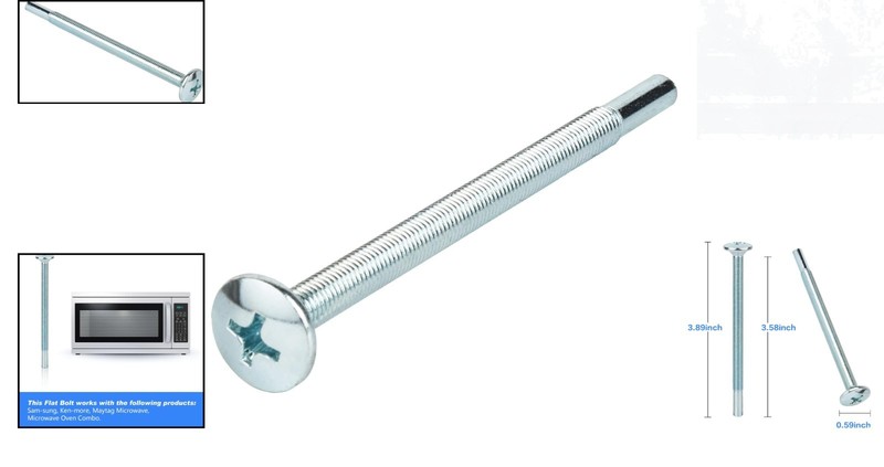 Dependable Microwave Mounting Kit - Aluminum Alloy Screws for Long-Lasting Use gallery