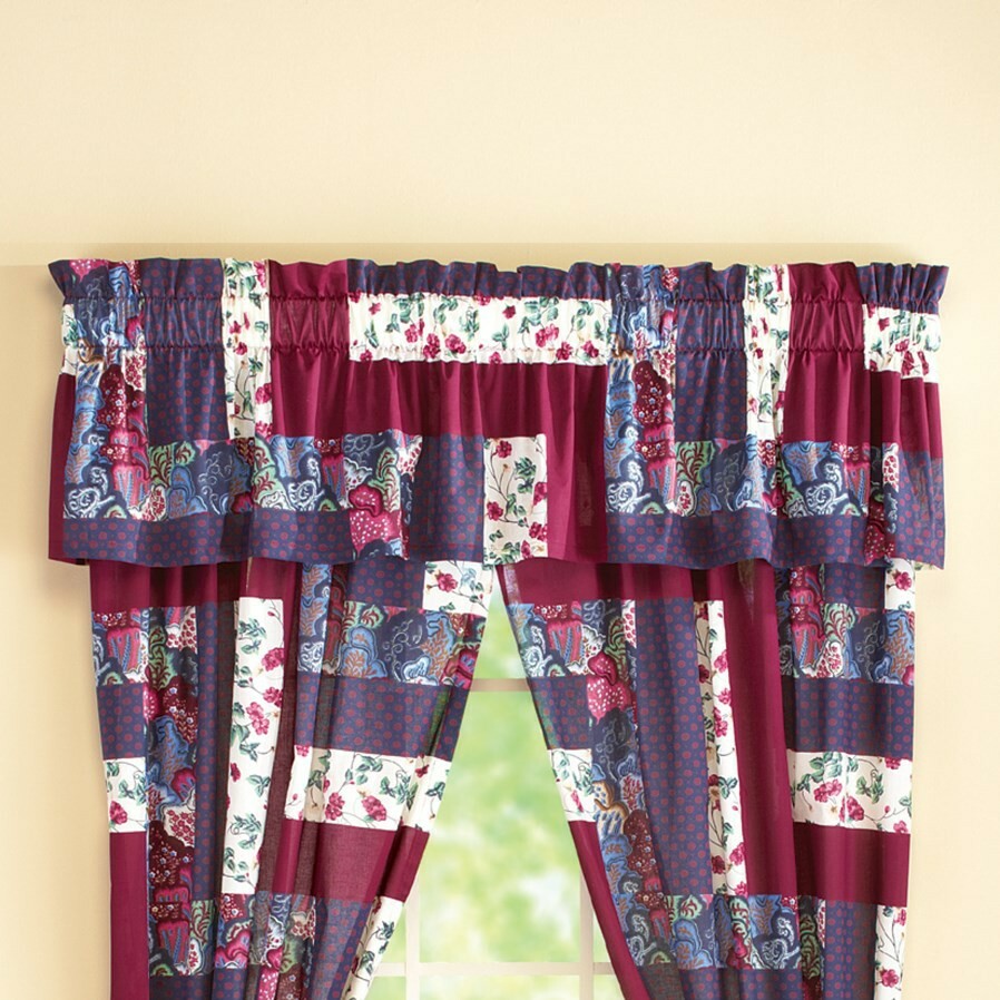 Caledonia ~ Patchwork ~ Window Valance ~ Multicolor ~ Polyester/Cotton