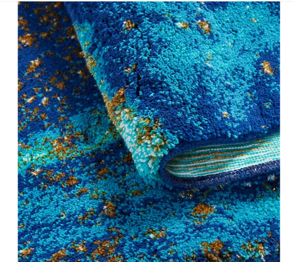Abyss Big Blue Bath Rug 27 X 47 - Exclusive gallery