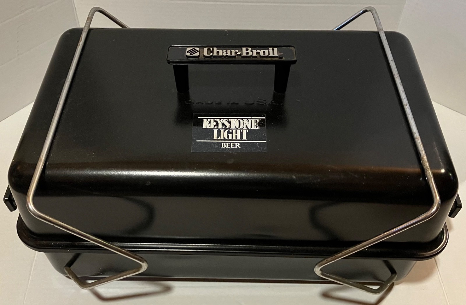 Keystone Light Beer Advertising Char-Broil Brand Charcoal Tailgate Grill N.O.S. gallery