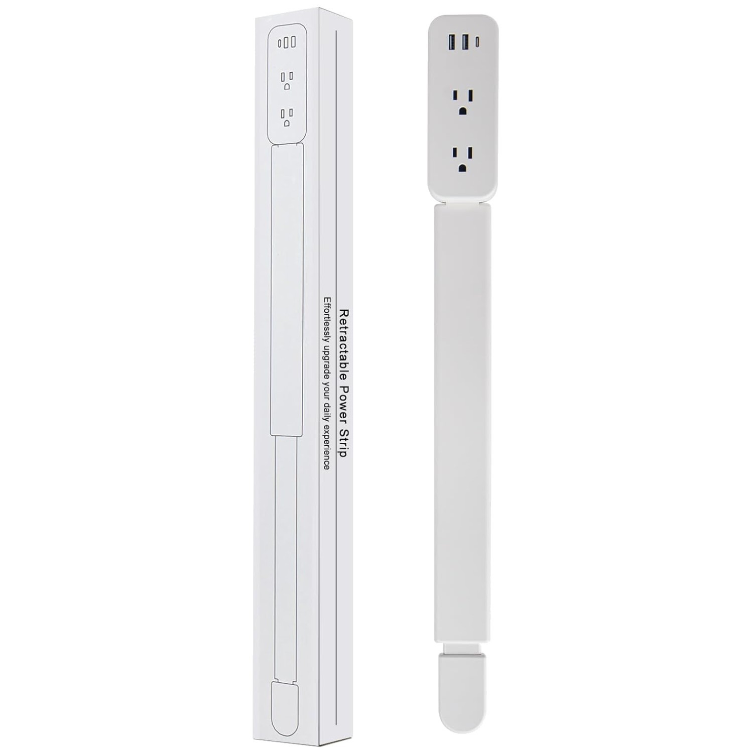 Rotating Wall Plug Power Socket Expander - 22"-34" Extension gallery