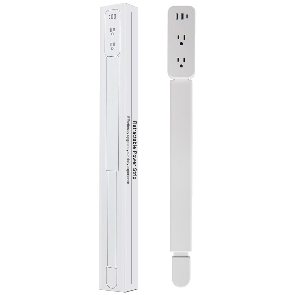 Rotating Wall Plug Power Socket Expander - 22"-34" Extension