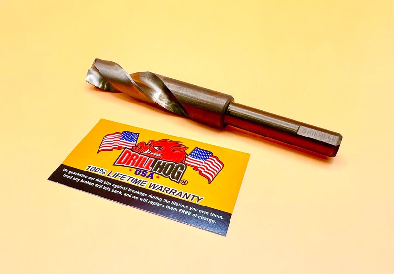 Drill Hog 3/4" Drill Bit 3/4" Silver Deming Bit Cobalt HSS Lifetime Warranty gallery