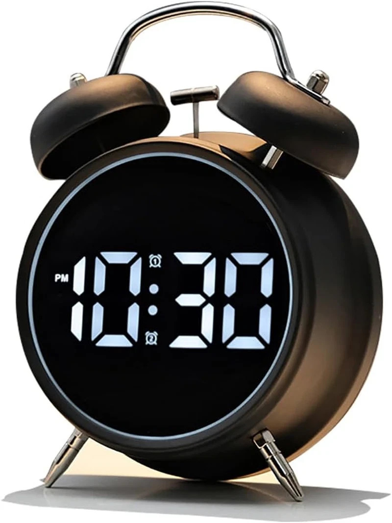 Extra Loud Alarm Clock for Heavy Sleepers Adults, Teens,Kids,Cute Retro Metal,Ol gallery
