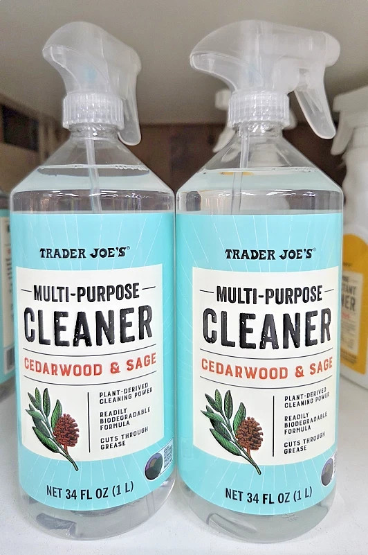 2 PACK Trader Joe's Multi-Purpose Cleaner Cedarwood & Sage 34fl oz 1L (2 Bottles gallery
