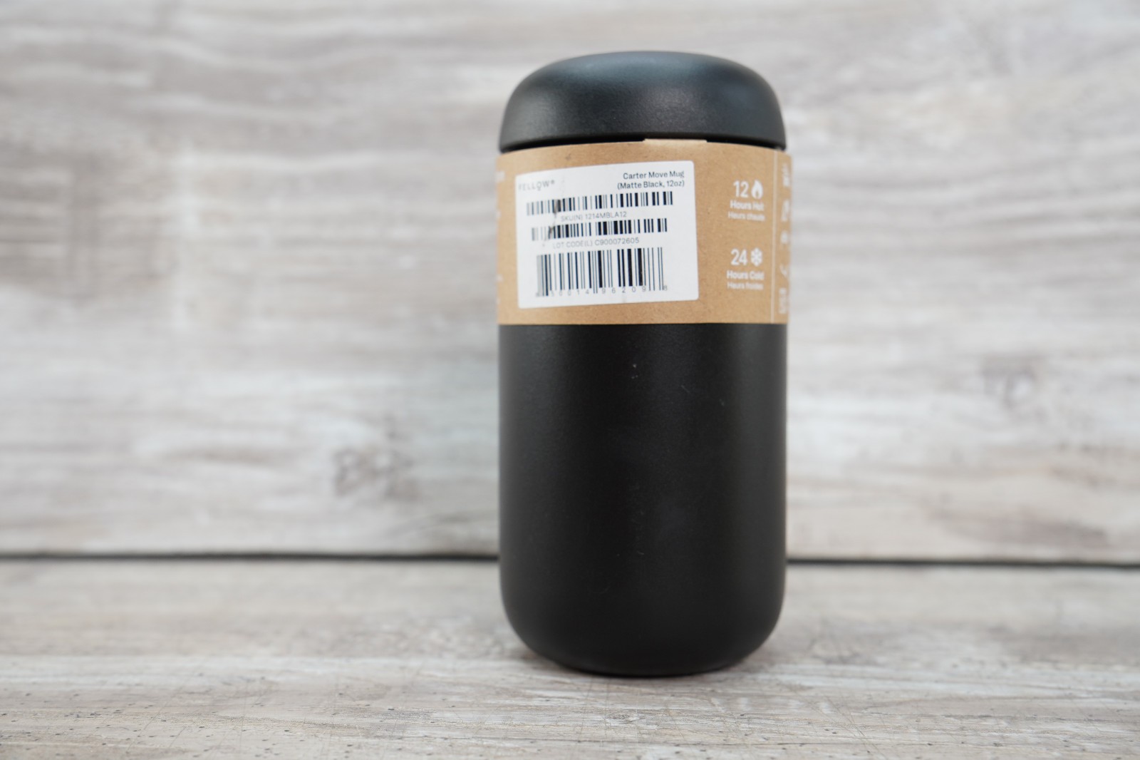 Carter 12-Oz Move Mug with Splash Guard by Fellow, Matte Black gallery