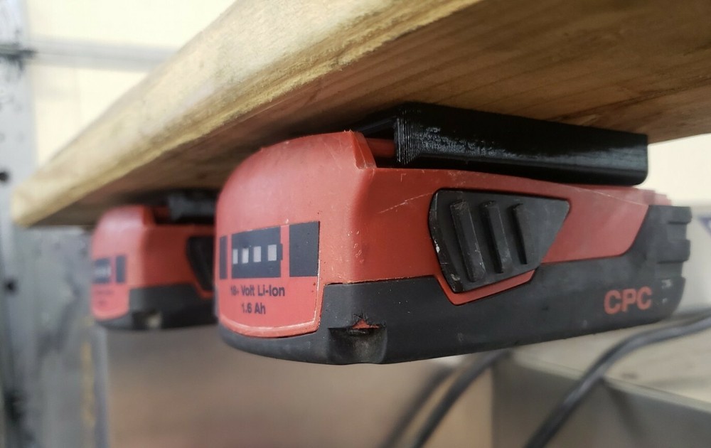 **2 Pack** Hilti B18 B22 18V 22V Locking Battery Holder Mount