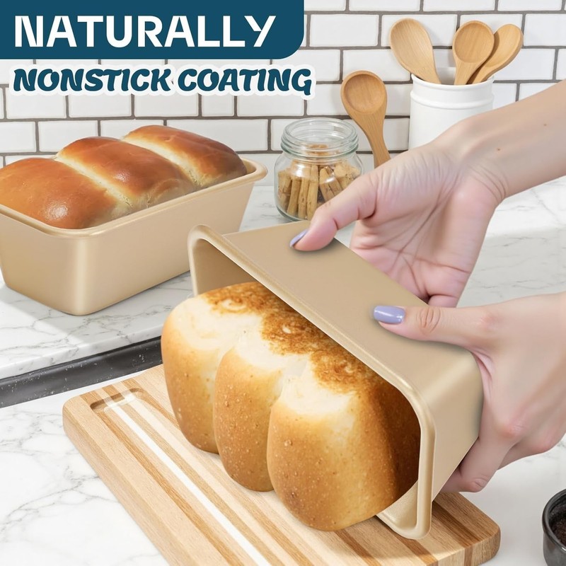 6-Piece Nonstick Baking Pans Set - Stackable Oven Safe Bakeware for Home Chefs gallery