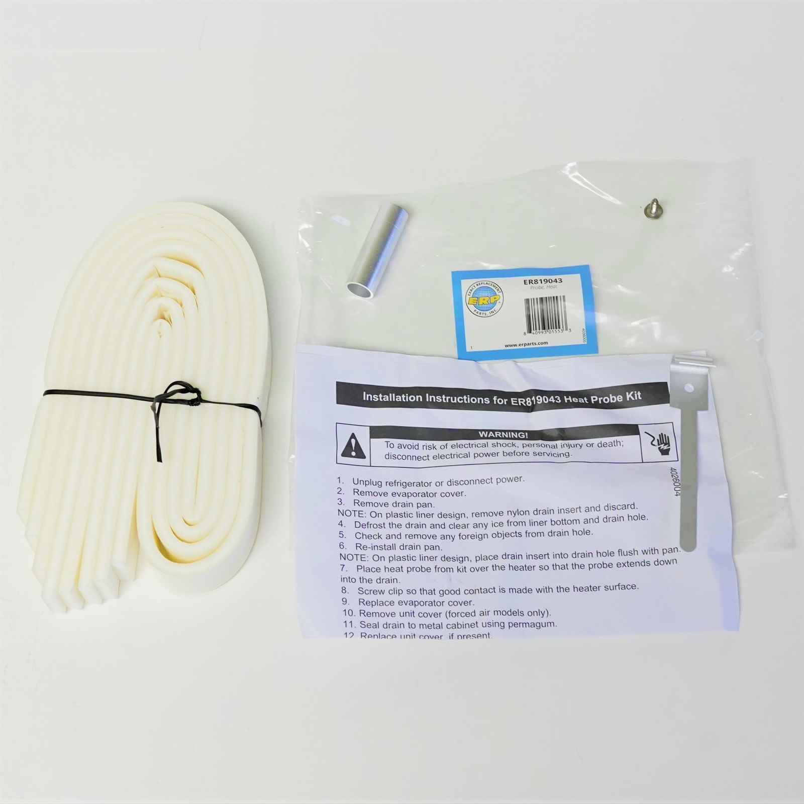 Refrigerator Heat Probe Kit for 819043 Whirlpool Kenmore PS392527 AP3119957 gallery