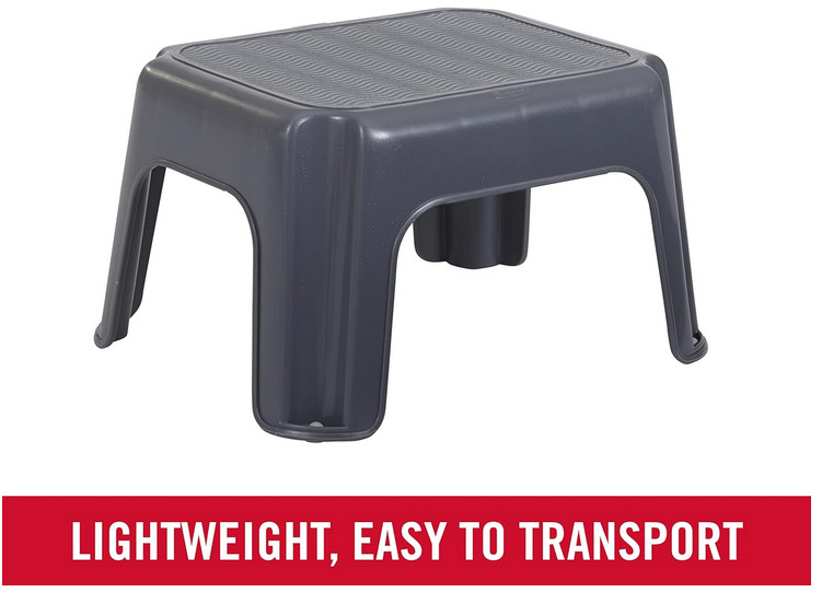Rubbermaid One-Step Stool, Bisque, Holds up to 200 Pounds, Ideal for Home,Office gallery