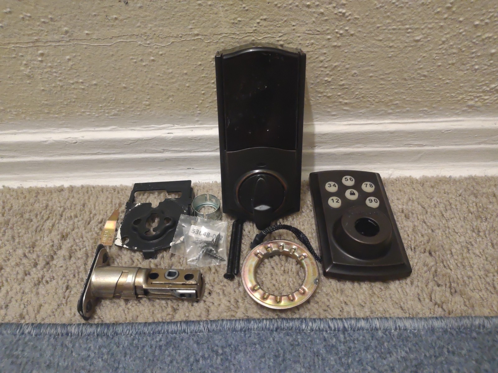 Kwikset SmartCode 888 Touchpad Electronic Deadbolt For Parts Only gallery