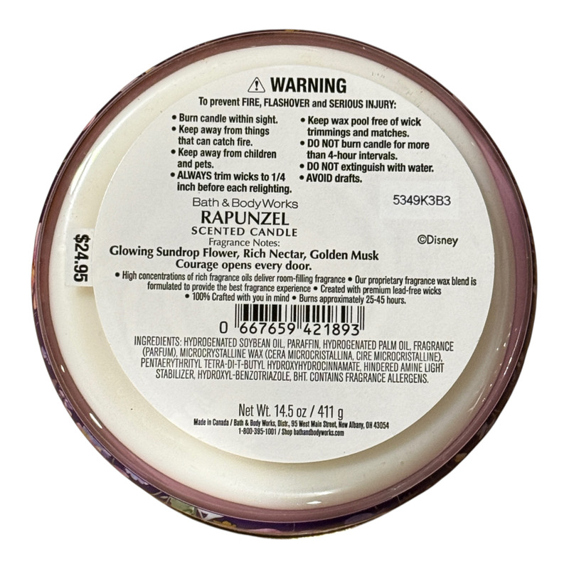 Bath & Body Works DISNEY PRINCESS Scented Candle Collection 14.5 oz (SET of 7) gallery