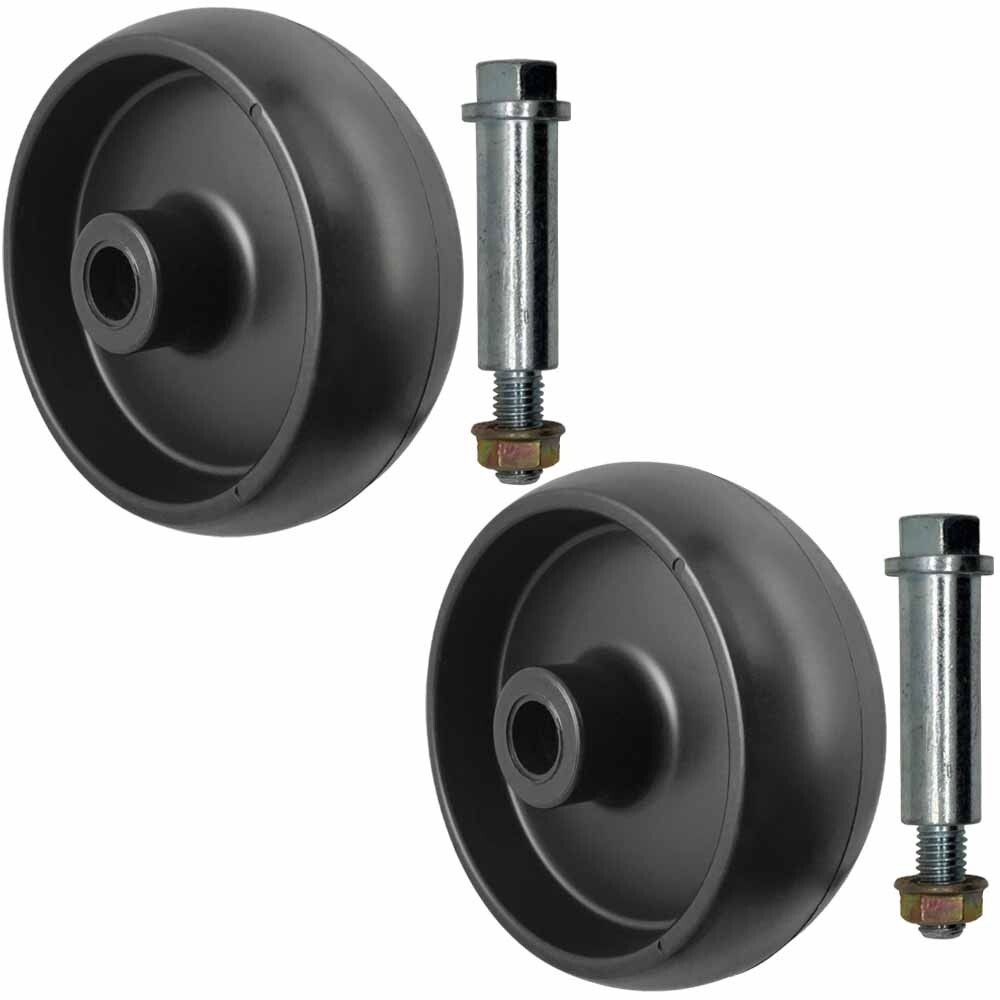 2Pk Deck Wheel Roller and Hardware for John Deere GX10168 R11819 210-051 72-119