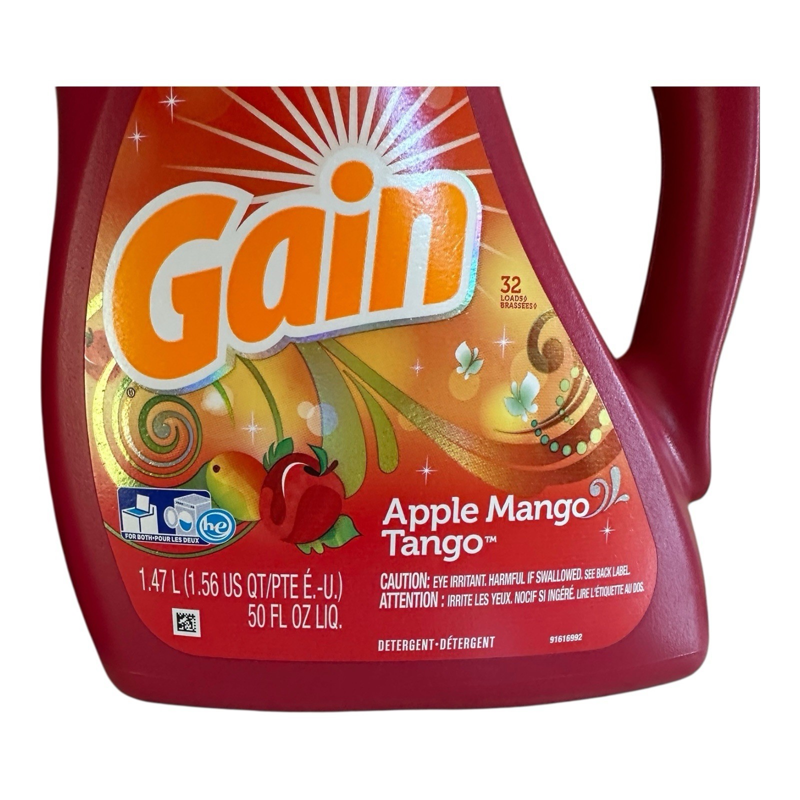 2-NEW Gain Apple Mango Tango Laundry Detergent 50oz 32 Loads gallery