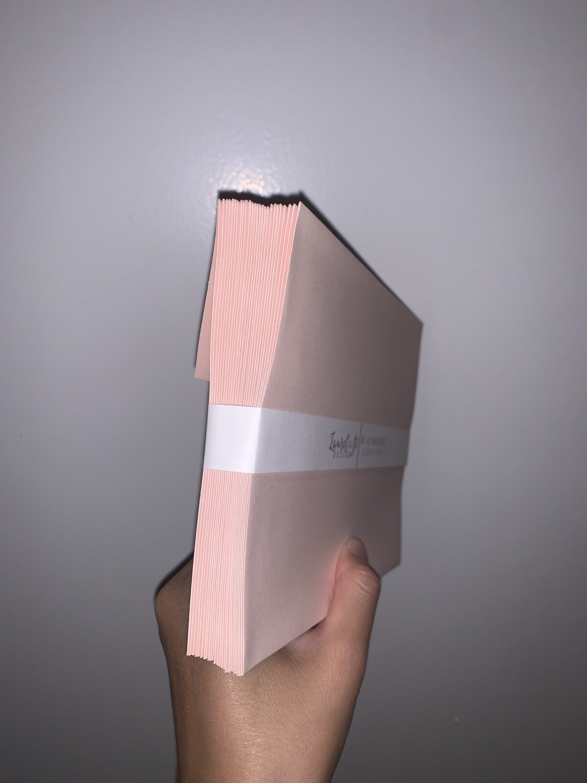 Blush (pink/peach) A7 Invitation Envelopes - 80lb 7 1/4” x 5 1/4” - Qty: 25 gallery
