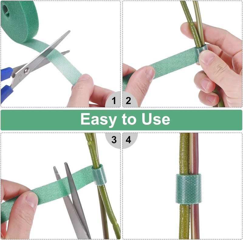 2pc Garden Hook and Loop Plant Ties Multi-Purpose Use gallery