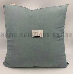 Pottery Barn Sunbrella® Solid Indoor Outdoor Pillow Spa Blue 24″ #S6045