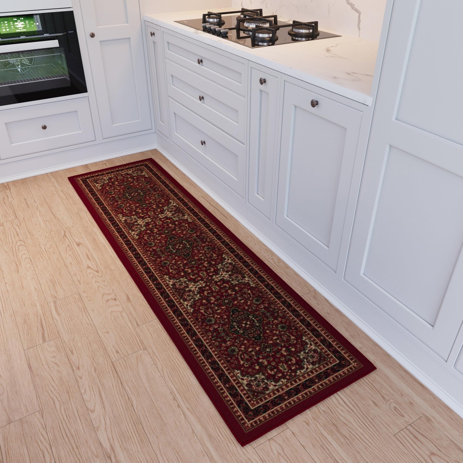 Ottomanson Hallway Runner Rug 110 X 6 Non Slip Oriental Area Rugs Easy To Clean gallery