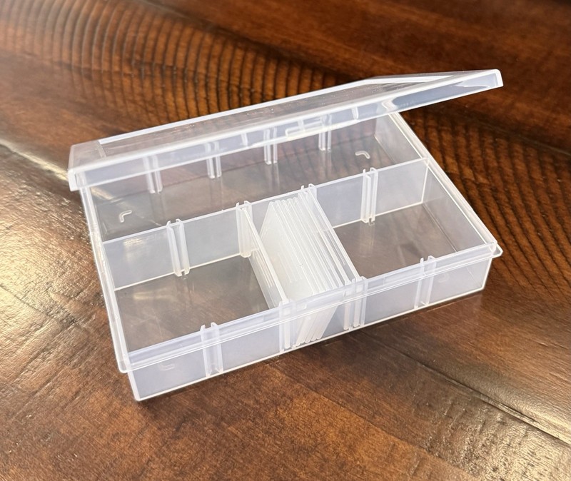 Small Plastic Storage Container - 10 Compartment, for Fishing, Beading, Etc., x1 gallery