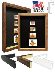 2-3/16″ Brown Shadow Box Picture Frame 11×14 12×18 16×20 24×36 30×40 36×36+