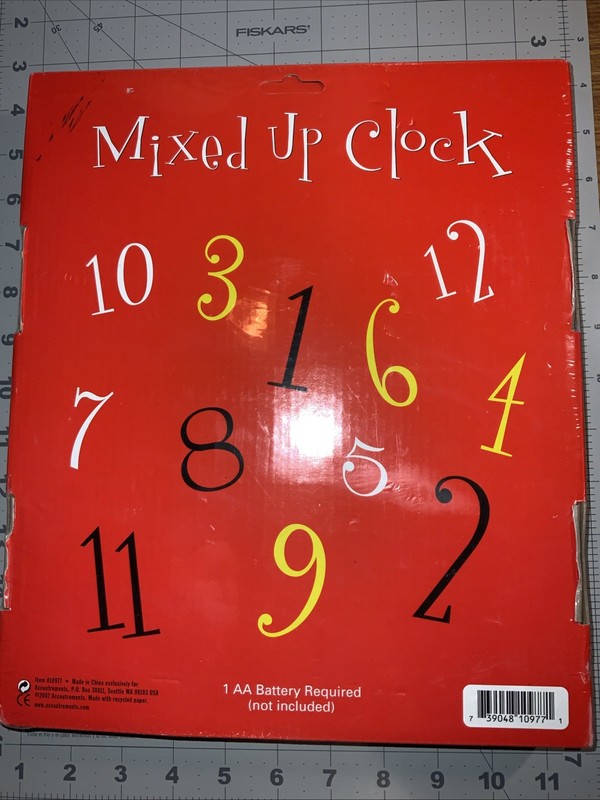 Mixed Up Wall Clock 2002 Accoutrements Outfitters Of Popular Culture gallery