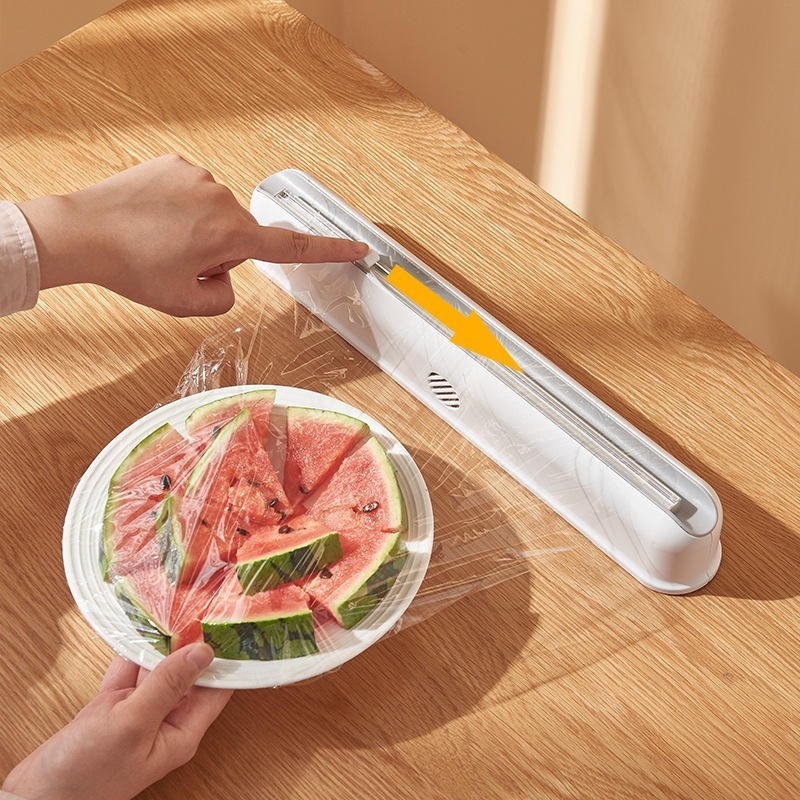 Plastic Food Wrap Dispenser Wrap Cutter Suction gallery