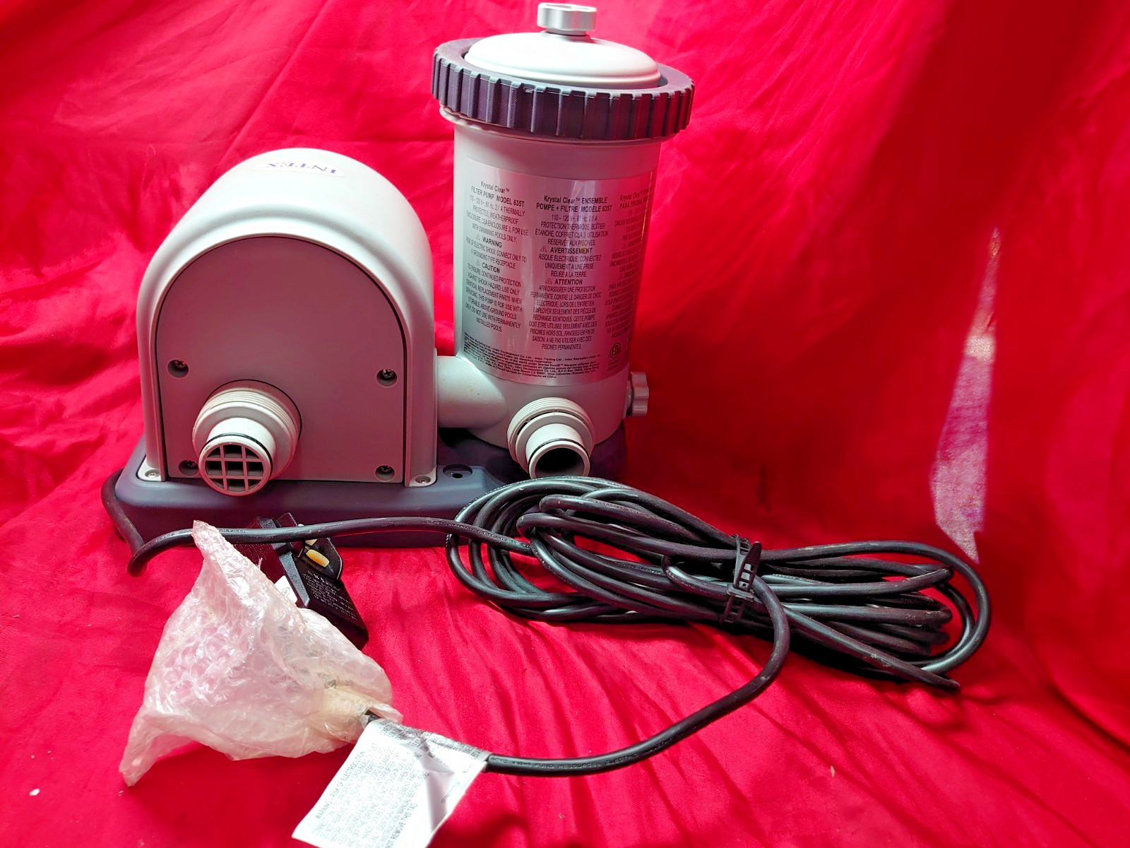 Intex 1500 GPH Krystal Clear Filter Pump - MODEL# 635T gallery