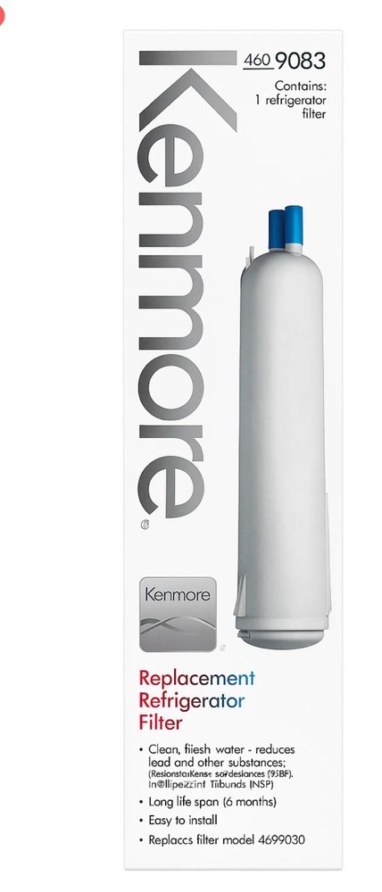 3 Pack Kenmore 460-9083 Replacement 4609030 Refrigerator Water Filters