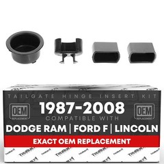 Tailgate Hinge Kit for Dodge Ram – 4-Piece Set, Driver and Passenger Side