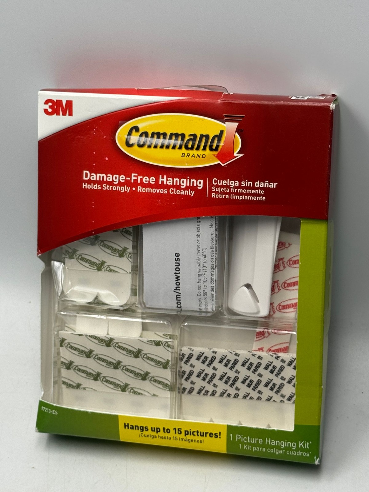 3M Command Picture Hanging Kit Damage Free Hangs up to 15 Pictures White 1 Kit gallery