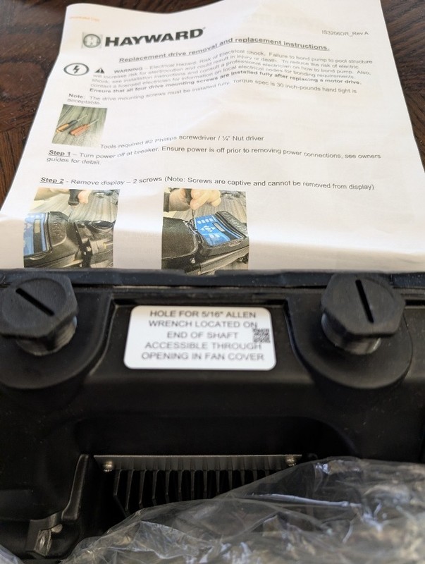 HAYWARD SP3200DR VARIABLE SPEED MOTOR DRIVE UNIT ONLY SPX3202WDR KITGEN3185 gallery