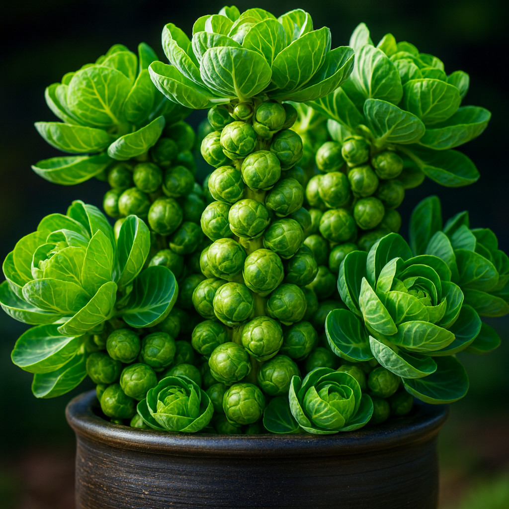 BRUSSELS SPROUTS 100 SEEDS SPRING GARDEN HEIRLOOM VEGETABLE NON-GMO GREENS USA gallery