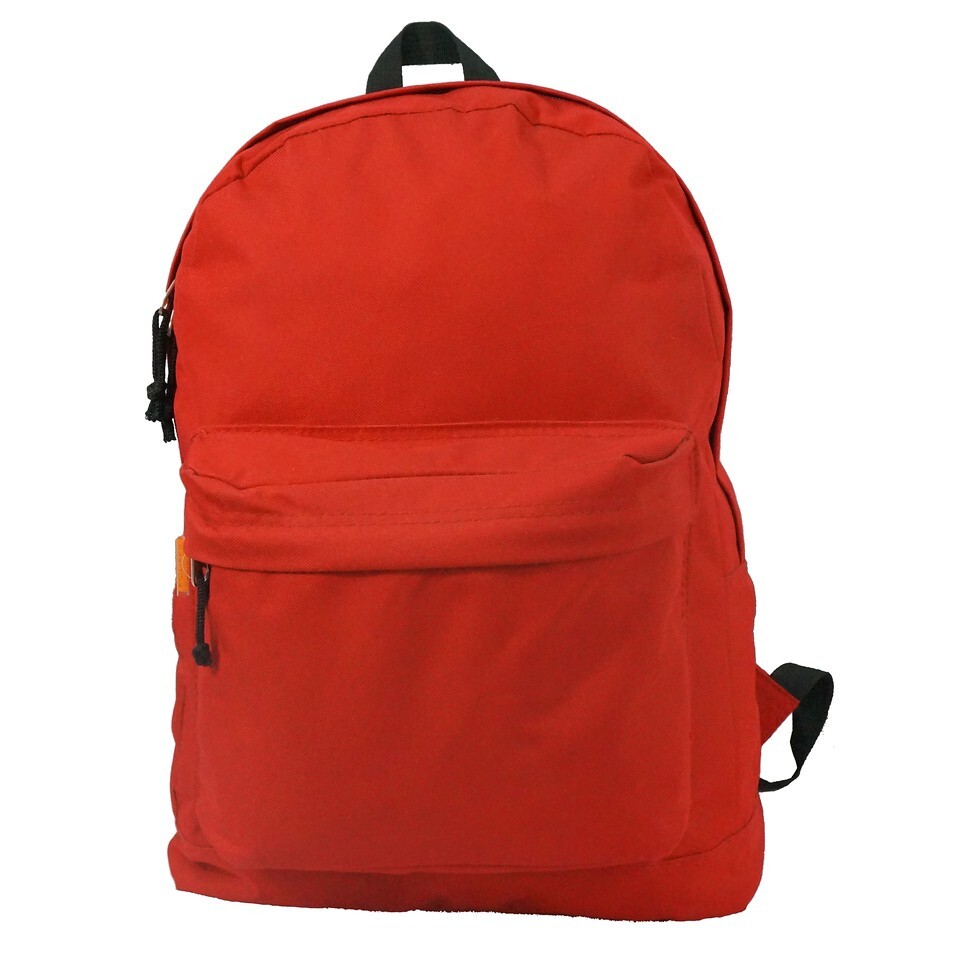 K-Cliffs Classic 16 Inch School Backpack, Basic Daypack Simple Book Bag