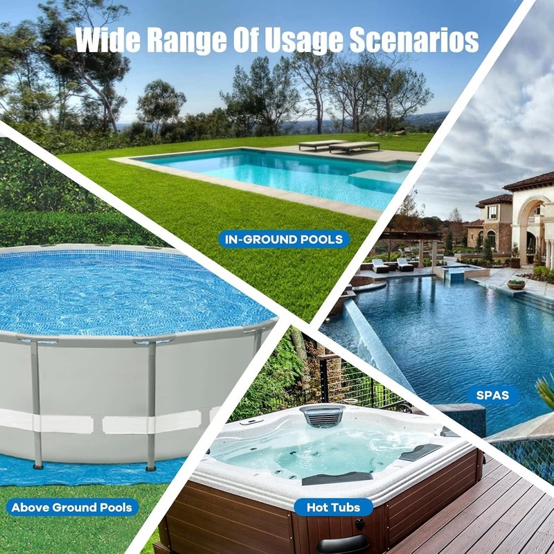 Durable Pool Cleaner with Plastic Construction 28 Inch Length for Versatility gallery