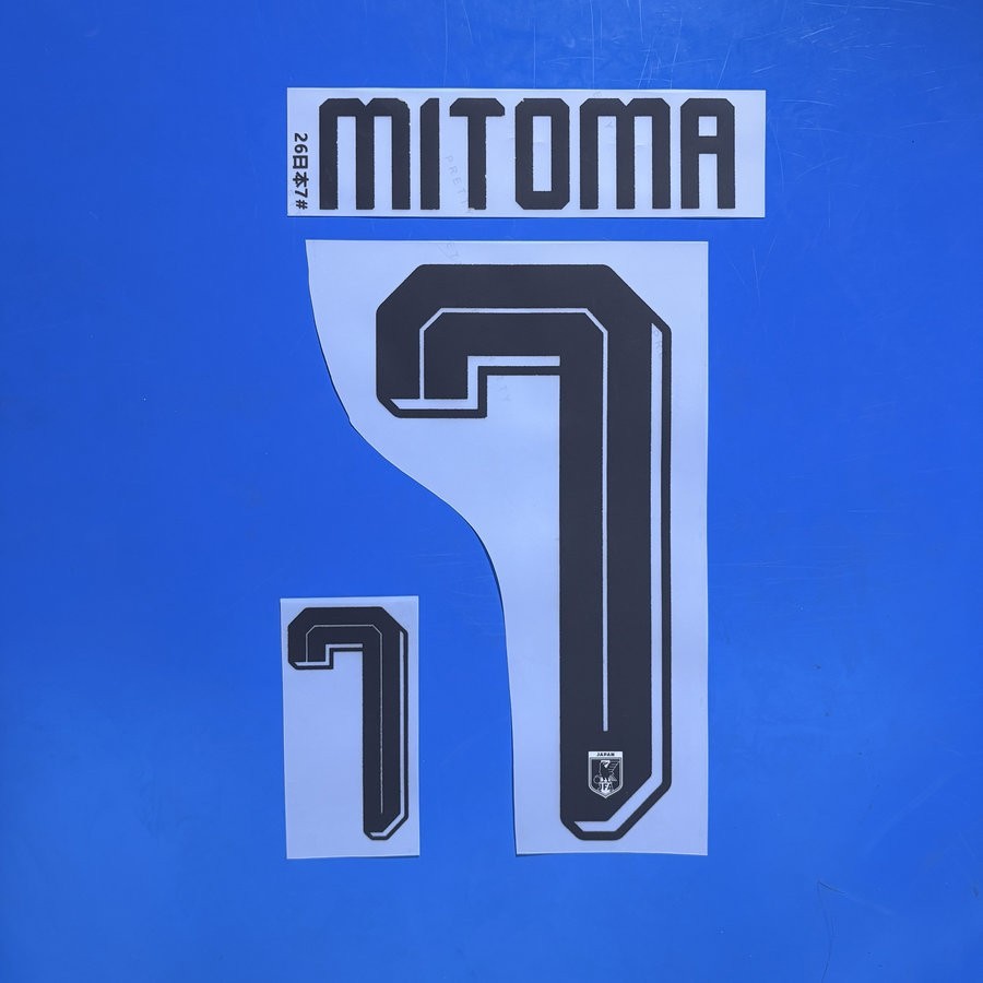 2026 Japan Name Number Personalise Customise Player Size Nameset ID Print gallery
