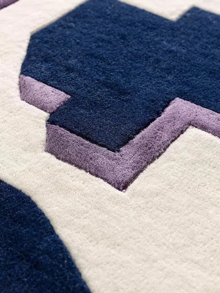 Hand Tufted 100 % Nz Wool Modern Carpet Bedroom Living room Handmade rug gallery