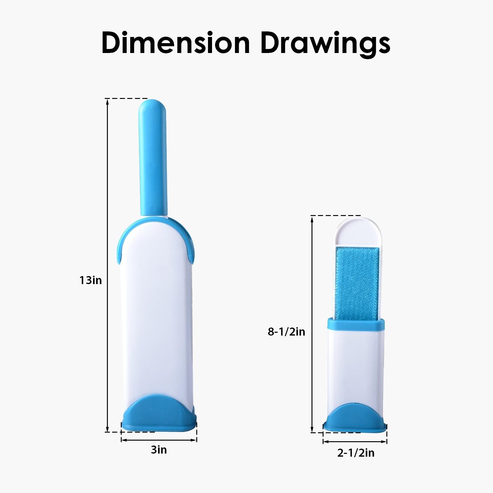 Reusable Double-Sided Lint Brush - Pet Hair Remover for Dogs Cats gallery