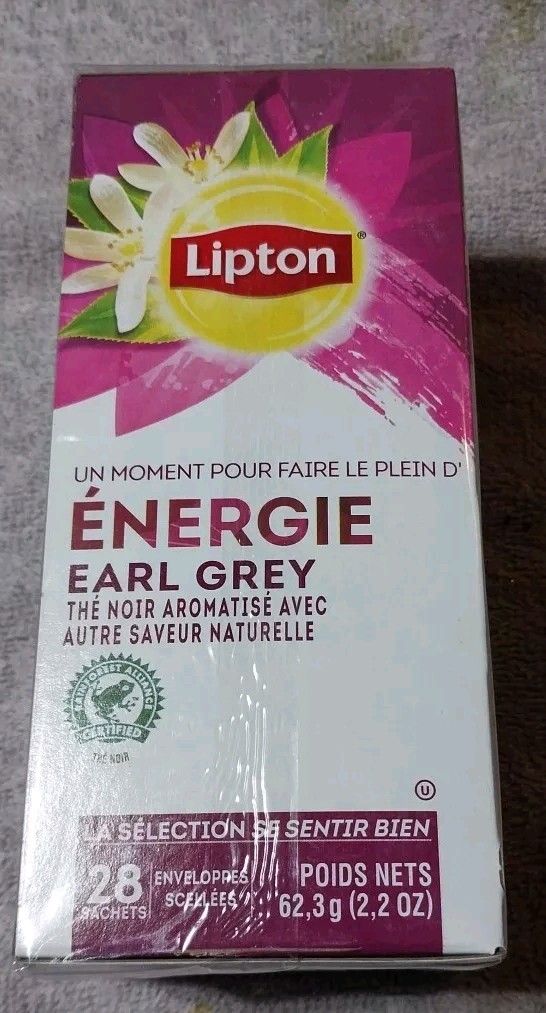 Lipton Energize Earl Grey 28 Tea Bags Exp Mar 2025 gallery