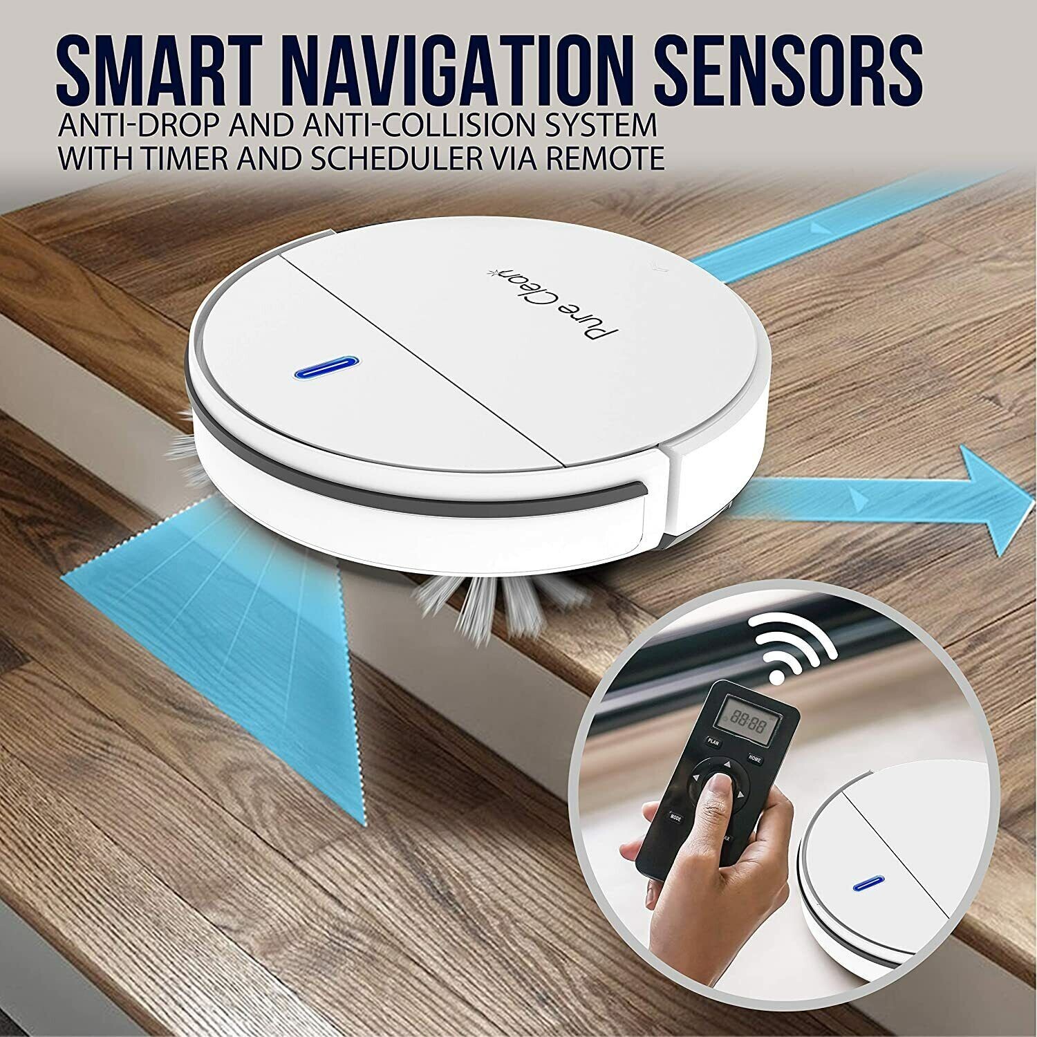 Pyle PUCRC95PLUS Pure Clean Smart Robot Vacuum Cleaner Docking Station gallery