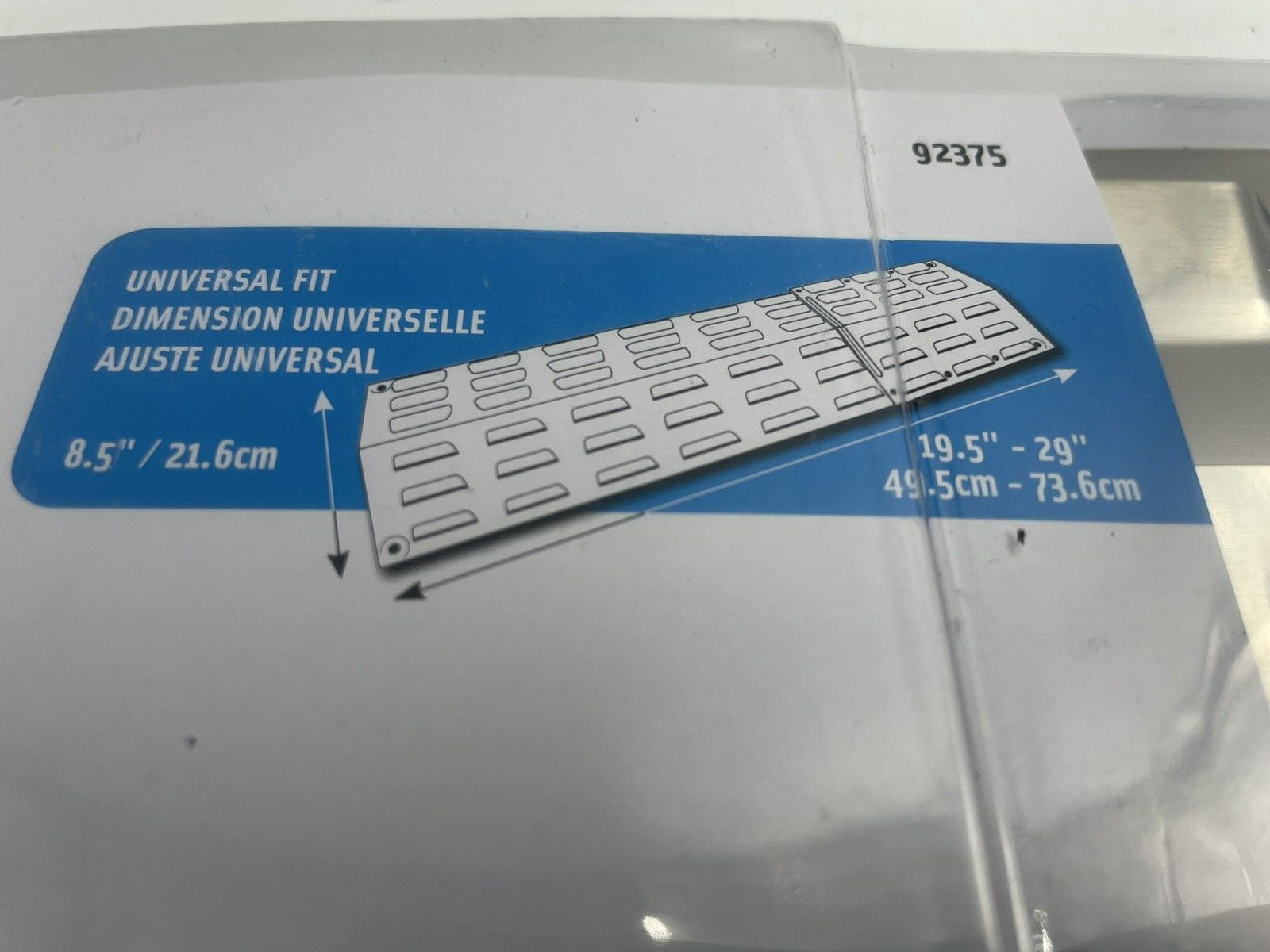 GrillPro 92375 Universal Fit Stainless Steel Heat Plate gallery