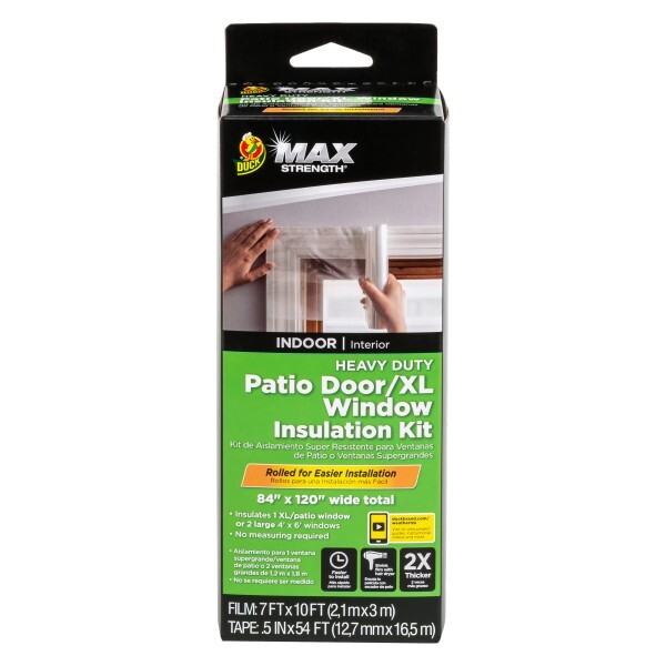#288210 Duck® Brand Max Strength™ Window Insulation Kit - Clear, 84in. x 120 in. gallery