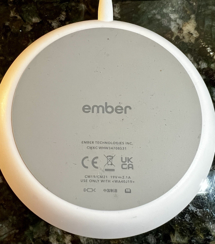 Ember Temperature Control 10oz Smart Mug2 80 Min Battery App Control White 2 gallery